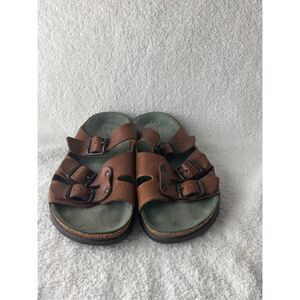 Mephisto Men's Zach Desert Buffalo 445 Adjustable Buckle Strap Sandals size 43